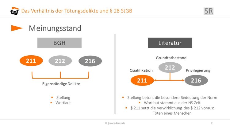Verhaltnis der Tötungsdelikte image